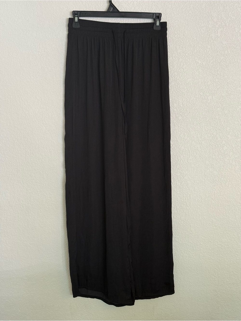 Joie Black Wide Leg Elastic Waist Pants